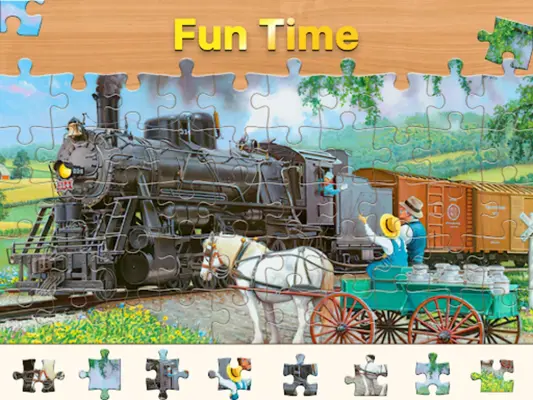 Jigsaw Puzzle Daily Art Game android App screenshot 1